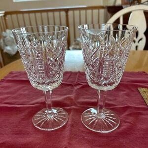 Waterford Crystal “Clare” water goblets (2)